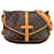 Bolso bandolera Louis Vuitton Saumur 30 con monograma marrón Castaño Cuero  ref.1388812