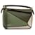 Bolso satchel LOEWE Mini Tricolor Puzzle verde Cuero  ref.1388821