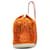 Orange Hermès Brides de Gala Soie Cool 22 Bucket Bag Silk  ref.1388833