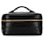 Vanity Beauty case nero Chanel CC in pelle di agnello trapuntata  ref.1388863