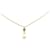 Gold Dior Faux Pearl Crystal Pendant Necklace Golden  ref.1388877