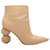 Beige Cult Gaia Cam Bauble Pointed-Toe Ankle Boots Size 37 Leather  ref.1388899