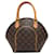 Braune Louis Vuitton-Ellipse-PM-Tasche mit Monogramm Leder  ref.1388916