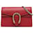 Rote Gucci Super Mini Dionysus Leder-Umhängetasche  ref.1388924