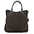 Bolso satchel Louis Vuitton Mini Lin Besace Angele con monograma marrón Castaño Cuero  ref.1388946