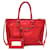 Cartable zippé rouge Balenciaga Mini Papier A6 Cuir  ref.1388948