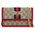 Portafoglio Gucci GG Supreme Queen Margaret marrone su borsa a tracolla con catena Pelle  ref.1388963