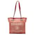 Pink Chanel Mini Canvas Deauville Tote Leather  ref.1389006