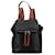 Black LOEWE Leather Goya Backpack  ref.1389015