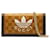 Brown Gucci x Adidas GG Supreme Wallet on Chain Crossbody Bag Leather  ref.1389043