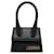 Cartable noir Jacquemus Le Chiquito Mini Bag Cuir  ref.1389054