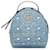 Blue Gucci Small GG Marmont Pearl Denim Backpack Leather  ref.1389057