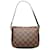 Brown Louis Vuitton Damier Ebene Trousse Pochette Handbag Leather  ref.1389061