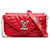 Rote Louis Vuitton New Wave Umhängetasche mit Pochette und Kette Leder  ref.1389077