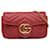 Bolsa Crossbody Gucci Super Mini GG Marmont Matelassê Vermelha Vermelho Couro  ref.1389114