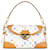 Weiße Louis Vuitton-Monogramm-Multicolore Beverly MM-Umhängetasche Leder  ref.1389115