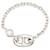 Silver Hermès 18K White Gold and Diamond Chaine d Ancre Chain Ring Silvery  ref.1389133