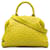 Bolsa Bottega Veneta com alça superior média Intrecciato amarela Amarelo Couro  ref.1389152