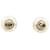 Boucles d'oreilles à tige argentées Dior CD Logo Tribales  ref.1389179