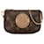 Accesorios marrones para baúles y bolsos con monograma de Louis Vuitton Mini Pochette Castaño Lienzo  ref.1389212