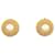 Goldene Dior-Ohrclips mit Kunstperlen Metall  ref.1389229