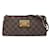 Brown Louis Vuitton Damier Ebene Eva Satchel Leather  ref.1389233