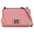 Rosa Prada Saffiano Lux Umhängetasche mit Flap-Kette Pink Leder  ref.1389271