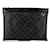 Bolso de mano negro con monograma Eclipse Discovery Pochette GM de Louis Vuitton Cuero  ref.1389342