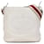 Sac seau blanc avec logo Prada Vitello Phenix Cuir  ref.1389364