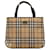 Tan Burberry House Check Handbag Camel Leather  ref.1389366