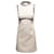 Céline White & Silver Celine Embellished Sleeveless Mini Dress Size FR 36 Synthetic  ref.1389374