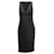 Robe noire sans manches à col en V Gucci Taille IT 40 Synthétique  ref.1389375