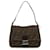 Brown Fendi Zucca Wool Mamma Forever Shoulder Bag  ref.1389398