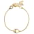 Gold Dior D Logo Charm Bracelet Golden Yellow gold  ref.1389436