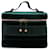 Green Dior Velvet Cannage Vanity Bag  ref.1389437