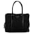 Black Prada Saffiano Trimmed Tessuto Business Bag Leather  ref.1389456