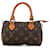 Brown Louis Vuitton Monogram Mini HL Speedy Handbag Leather  ref.1389467
