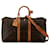 Bolsa de viaje marrón Louis Vuitton Monogram Keepall Bandouliere 45 Castaño Cuero  ref.1389488