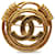 Goldene Chanel CC-Brosche Metall  ref.1389524