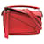 Red LOEWE Mini Puzzle Satchel Leather  ref.1389532