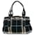 Black Burberry Wool House Check Handbag  ref.1389565