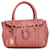 Pink Fendi Mini Selleria Linda Handbag Leather  ref.1389576