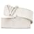 Cintura reversibile bianca Louis Vuitton con monogramma iniziale Bianco Tela  ref.1389579