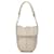 White Bottega Veneta Intrecciato-Trimmed Hobo Leather  ref.1389589