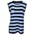 Top senza maniche in maglia a righe Givenchy vintage blu scuro e azzurro taglia US M Blu navy Sintetico  ref.1389604