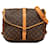 Brown Louis Vuitton Monogram Saumur 35 Crossbody Bag Leather  ref.1389615