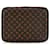 Bolsa para laptop com monograma Louis Vuitton marrom 13 Lona  ref.1389617