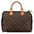 Braune Louis Vuitton Speedy 30 Boston Tasche mit Monogramm Leder  ref.1389619