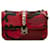 Red Valentino – Mittelgroße Umhängetasche „Glam Lock“ in Camouflage Rot Leder  ref.1389625