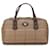 Brown Burberry Vintage Check Travel Bag Leather  ref.1389629